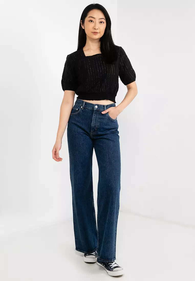 Textured Crop Top - Original & Vintage