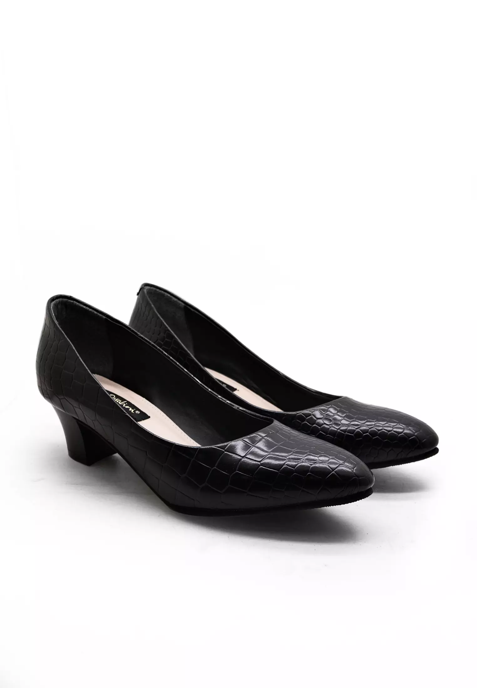 Vanny Pantofel Wanita Formal Kantor Pumps Hak 5 cm Black