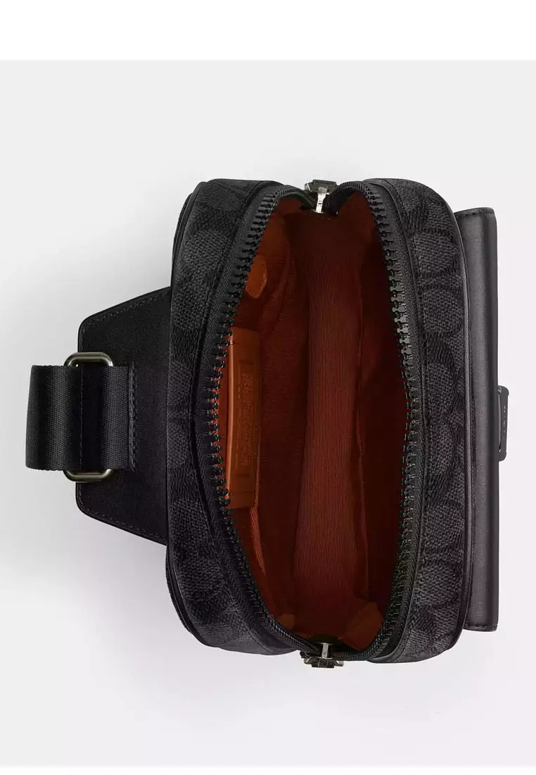 Coach Track Pack In Signature Canvas 2026 | Buy Coach Online
