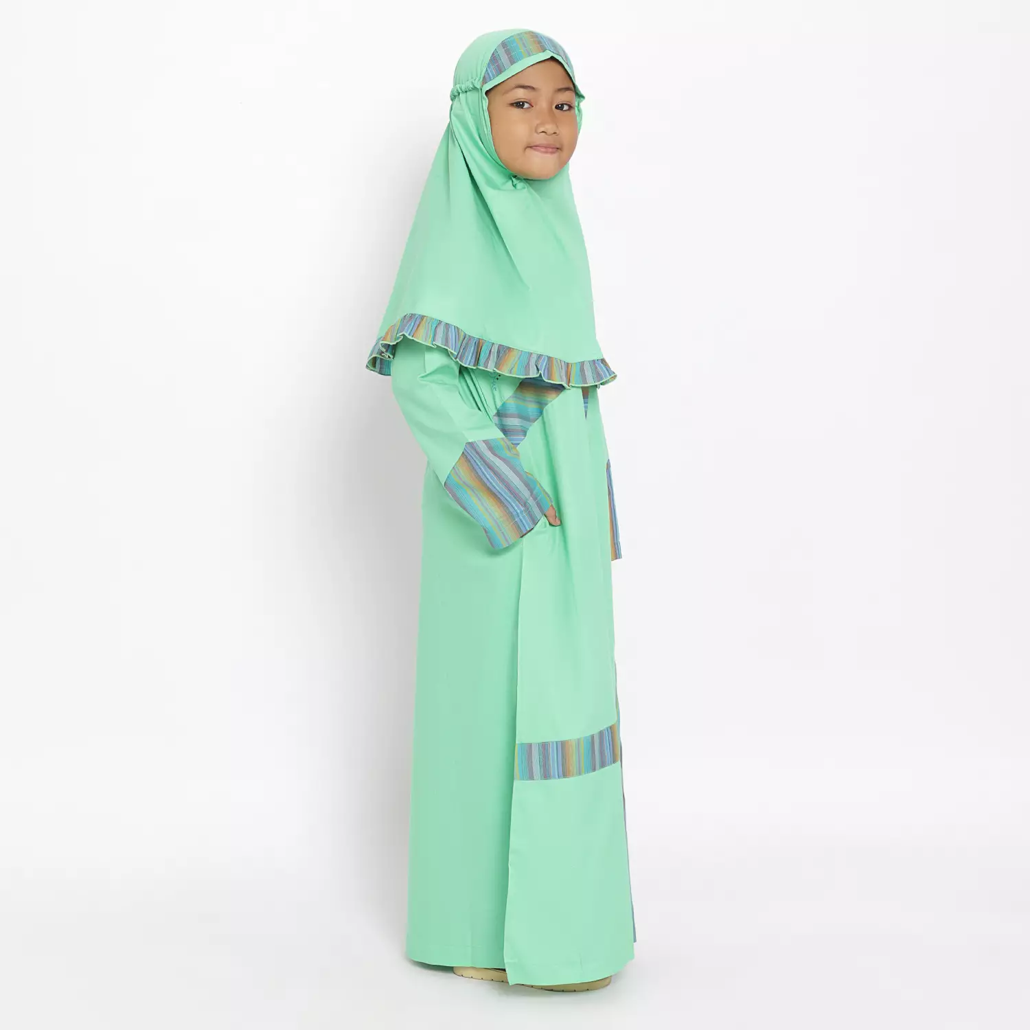 Gamis Anak Namira Hijau