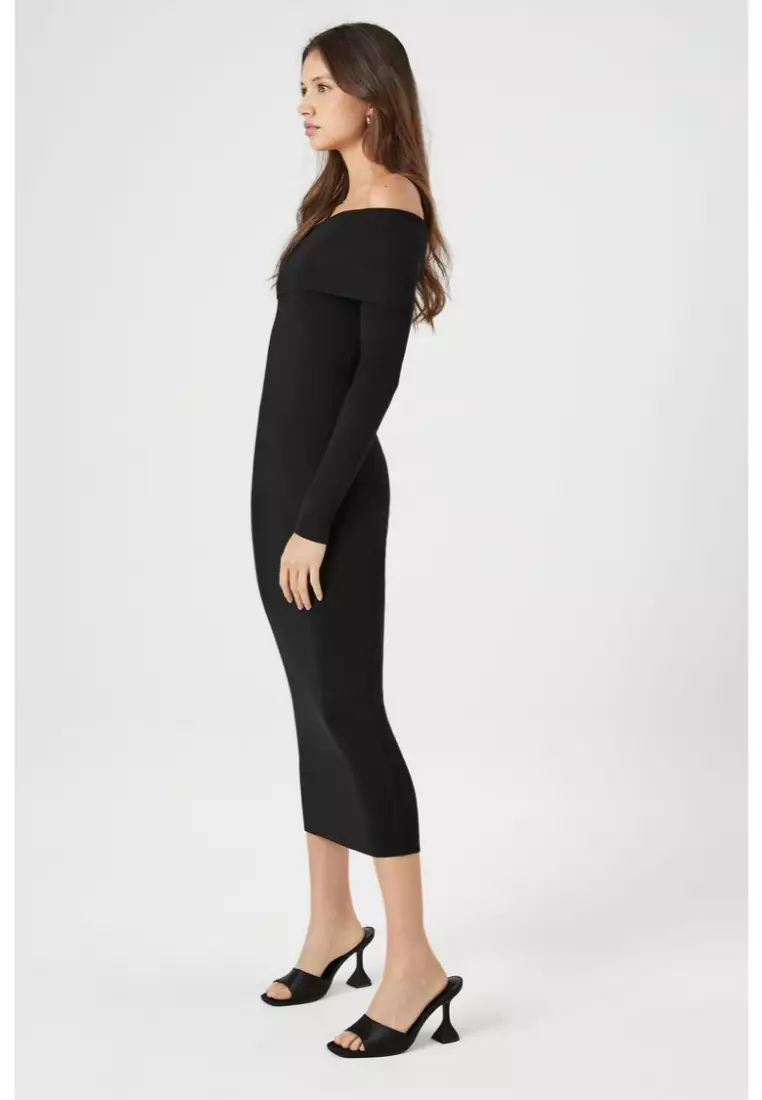 Forever 21 knit dress sho black top