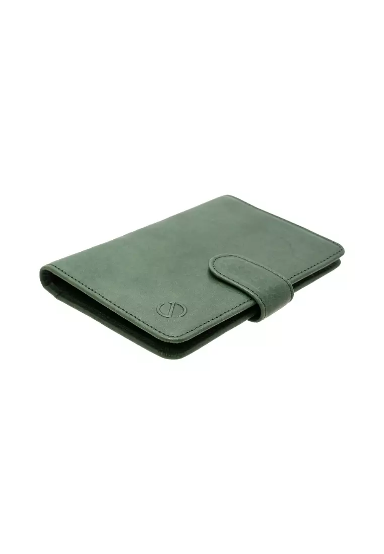 Vegetable Tanned Leather RFID 5 Cards Passport Cover JWC 31055