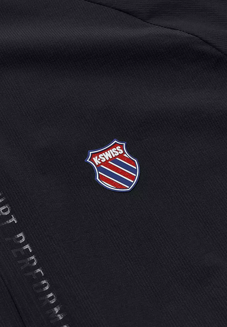 男裝 K-SWISS LOGO 連帽外套