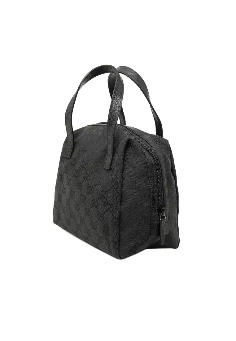 Pre-Loved Gucci Mini Gg Canvas Balthus Tofu Bag