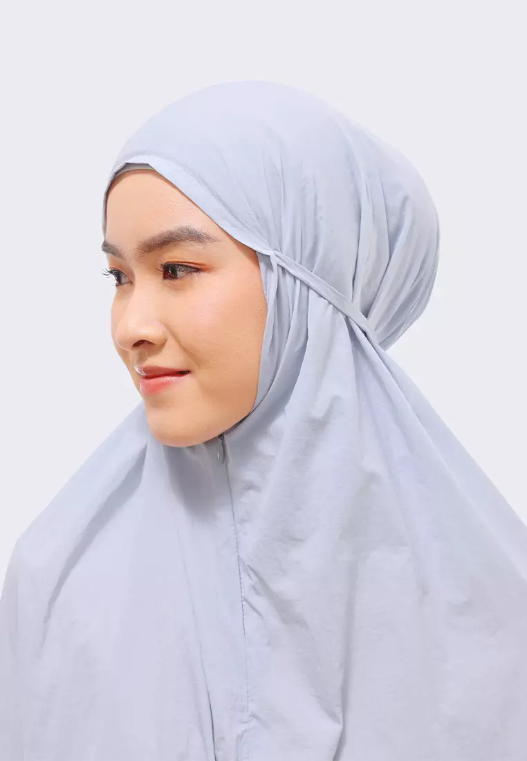 Ria Miranda Baby Blue Lathif Mukena Travel