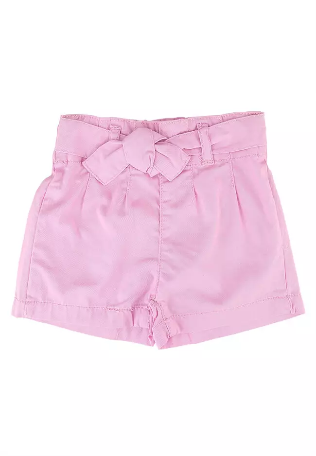 Girls pink denim shorts outlet