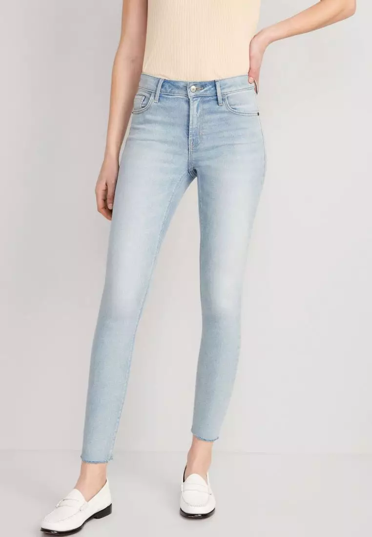 Mid rise super skinny jeans fashion old navy