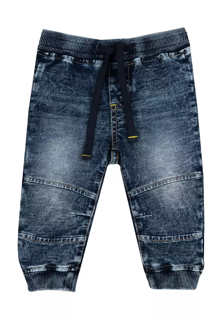 Buy Chicco Jeans with Adjustable Drawcord and Elasticated Leg Bottom 2024  Online