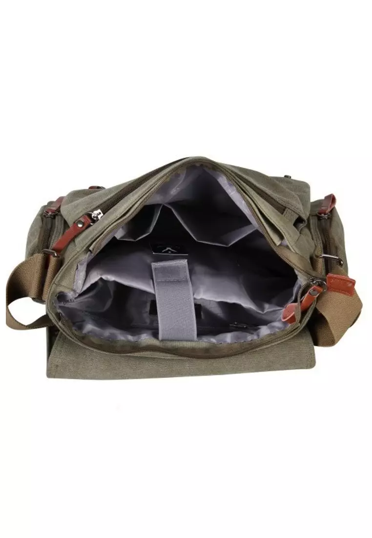 Tas Selempang Fashion Pria Messenger Printing Material Canvas ORIGINAL