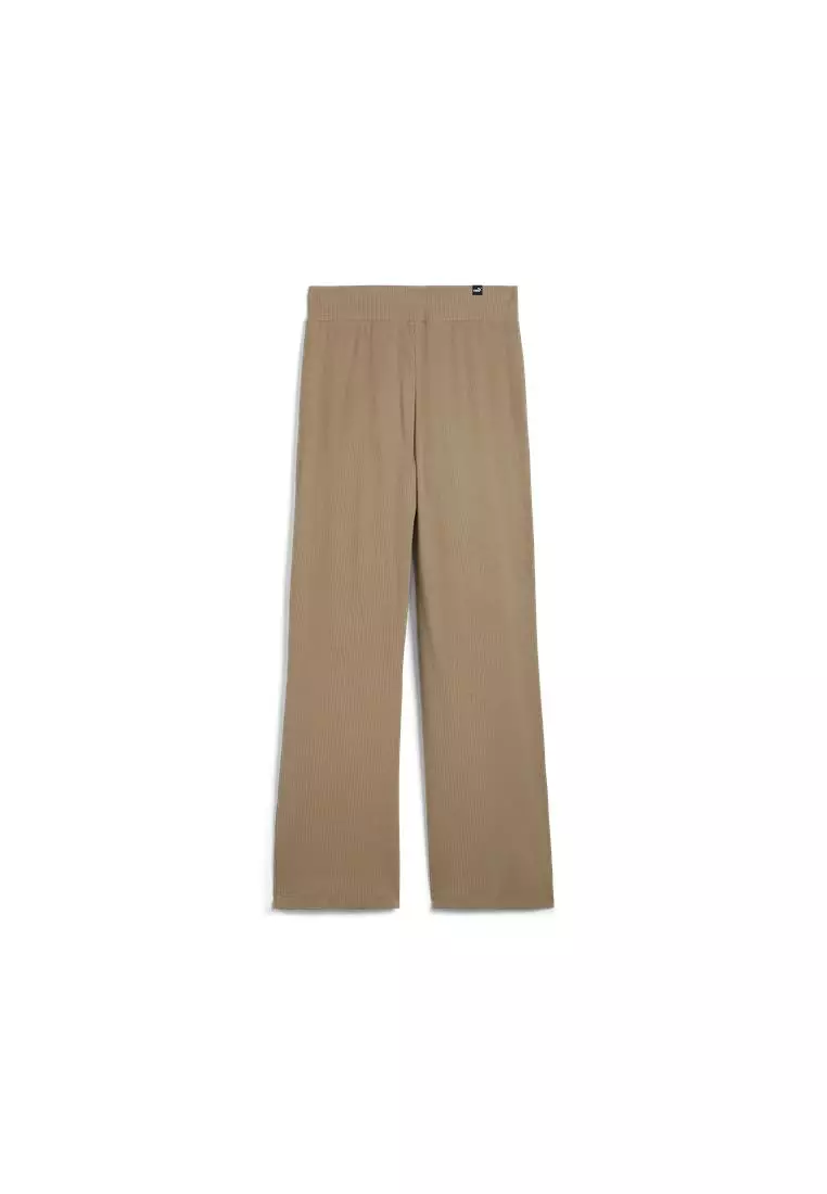 Essentials Elevated 女子高腰針織長褲