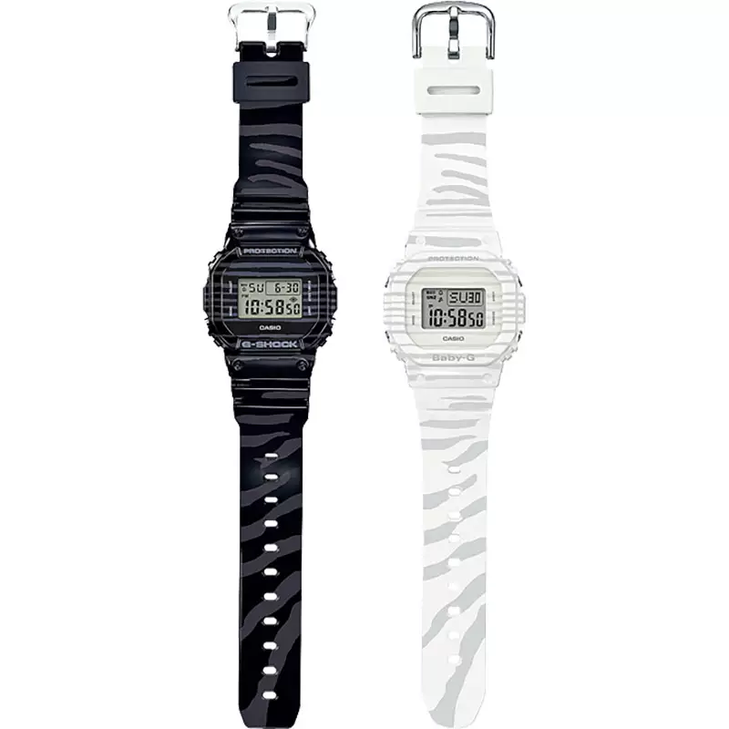 Jam Tangan Couple Casio G-Shock SLV-19B-1DR Summer Lovers Digital Dial Resin Band