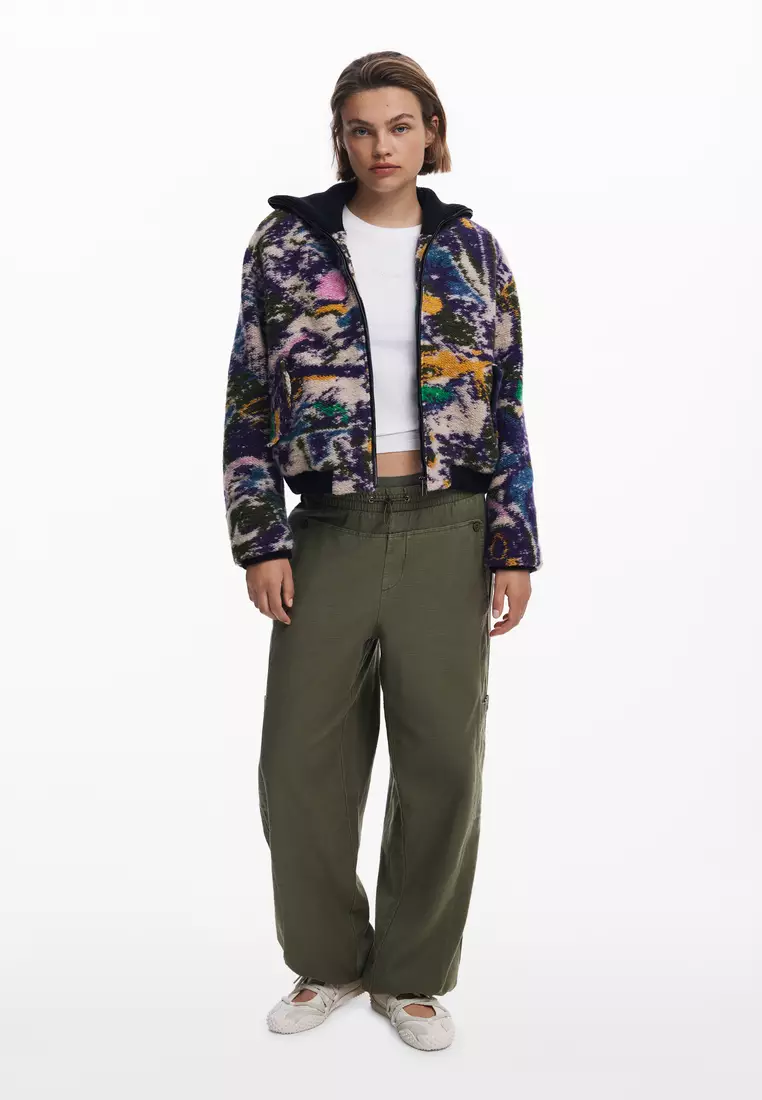 Twill jogger pants