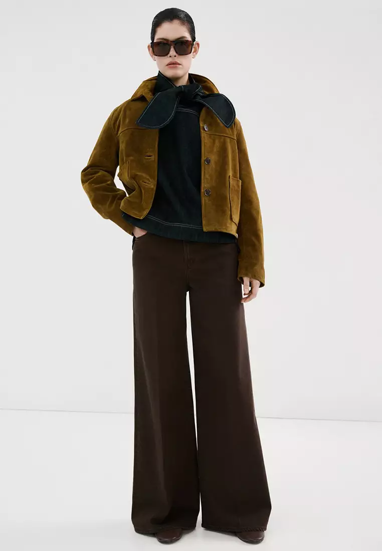 High-Waisted Wide Leg Jeans