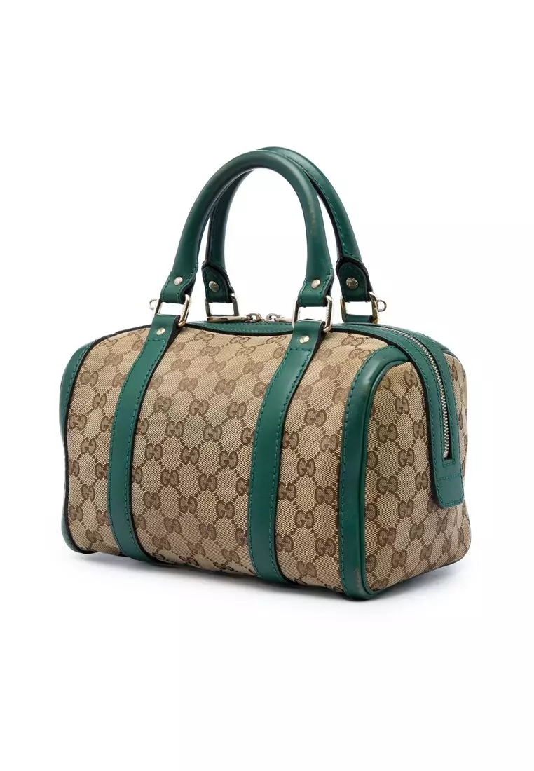 Pre-Loved Gucci Small Gg Canvas Joy Boston Bag