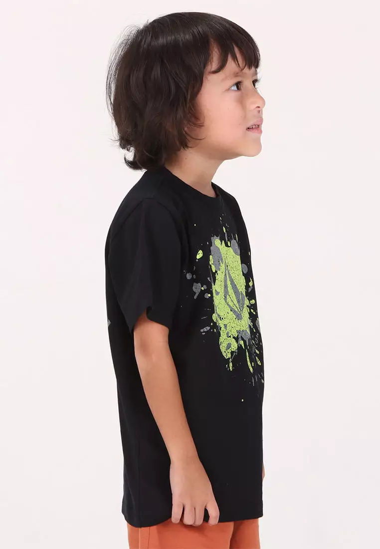 KRG SPLASH STONE SHORT SLEEVE TEE BLACK