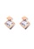 Air Jewellery gold Luxurious Love With Rhombus Earring In Rose Gold 1A2ACAC9C3AC14GS_1