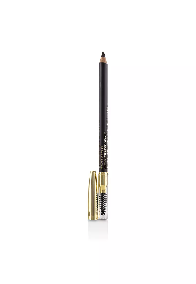 LANCOME - Brow Shaping Powdery Pencil - # 08 Dark Brown 1.19g/0.042oz.