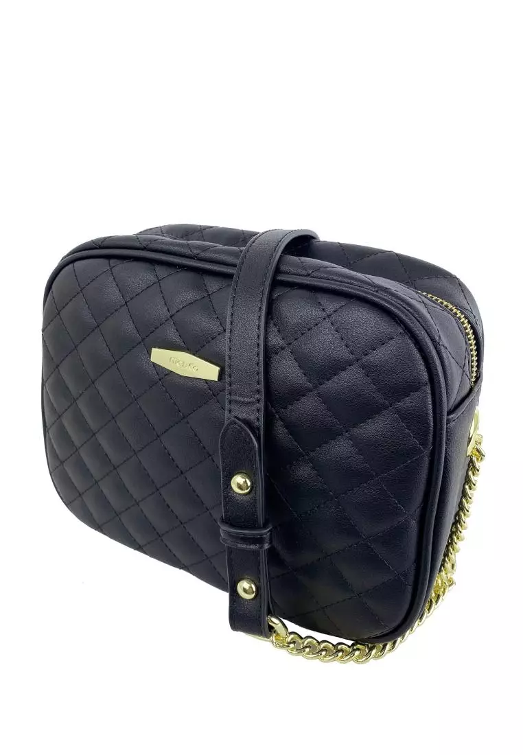 Buy Mel&Co Quilted SemiChain Sling Bag Online ZALORA Malaysia