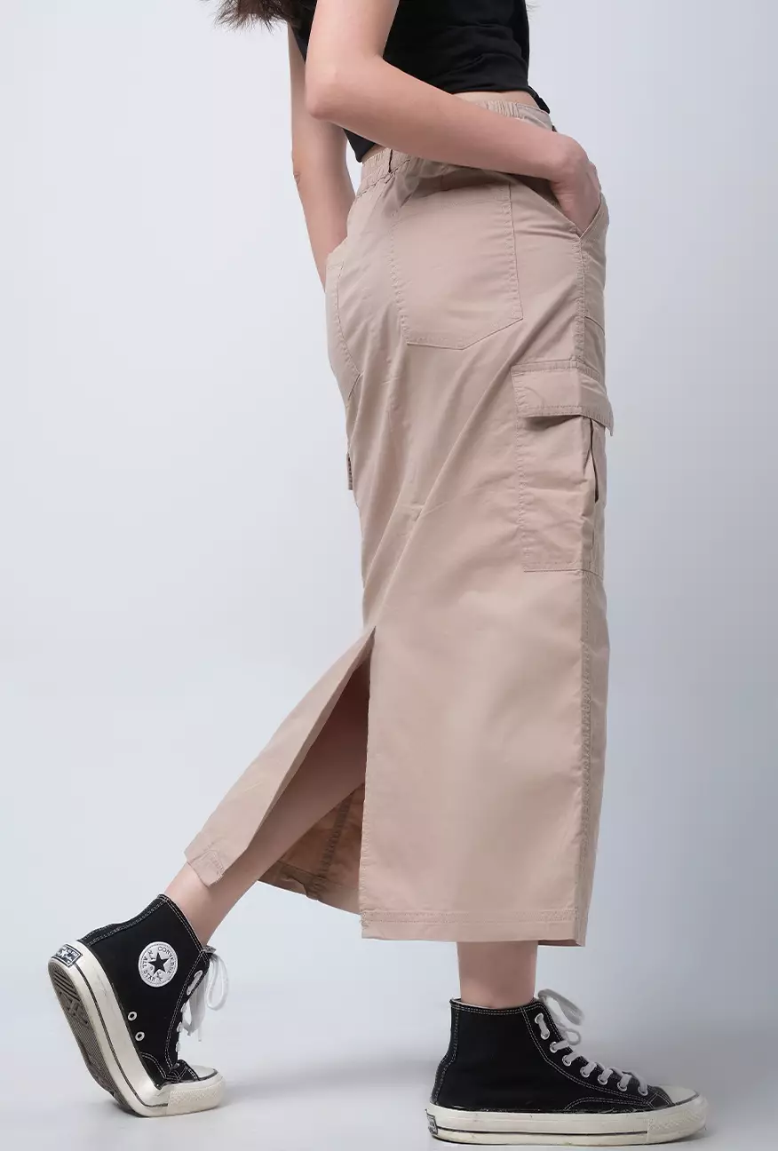 Rok Wanita Adrielle Khaki