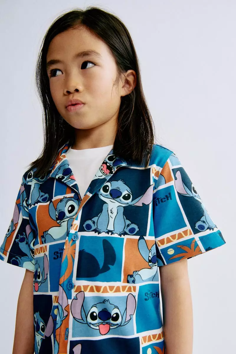 Printed resort shirt