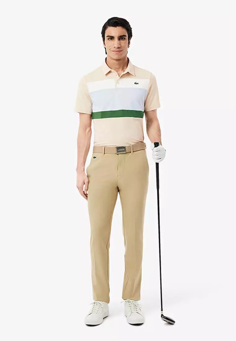 Regular Fit Colour-Block Golf Polo Shirt