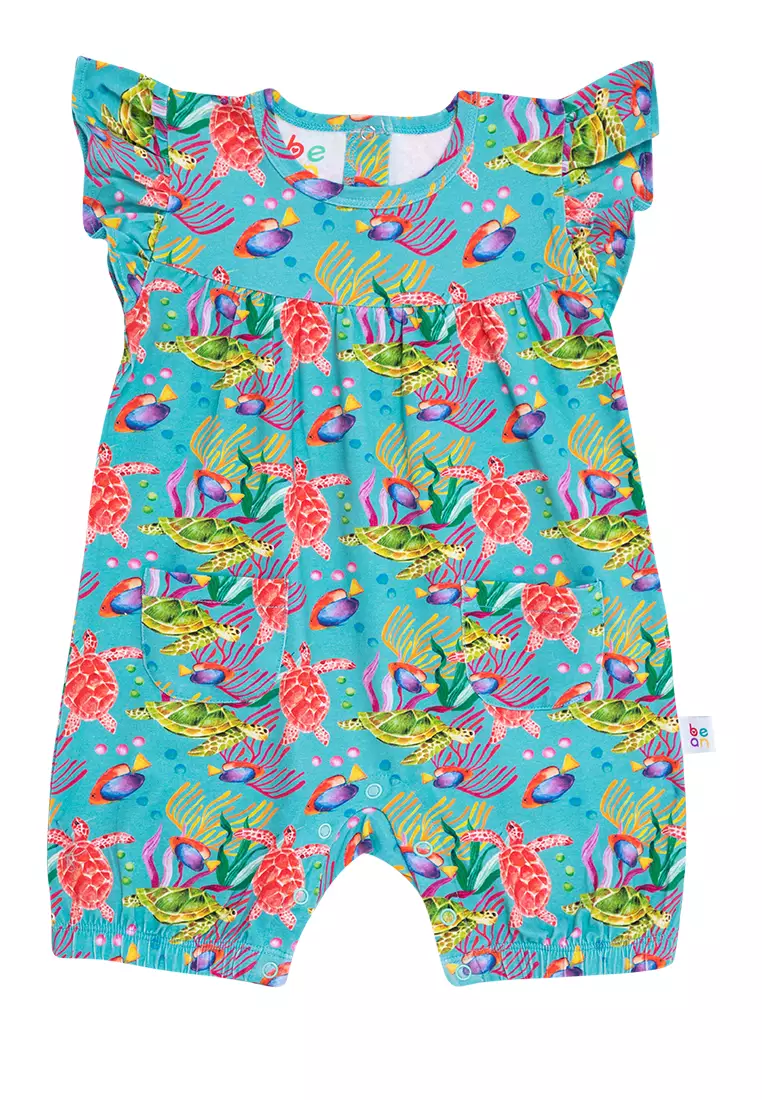 Baby Girl Jumping Beans® Flutter Strap Bodysuit