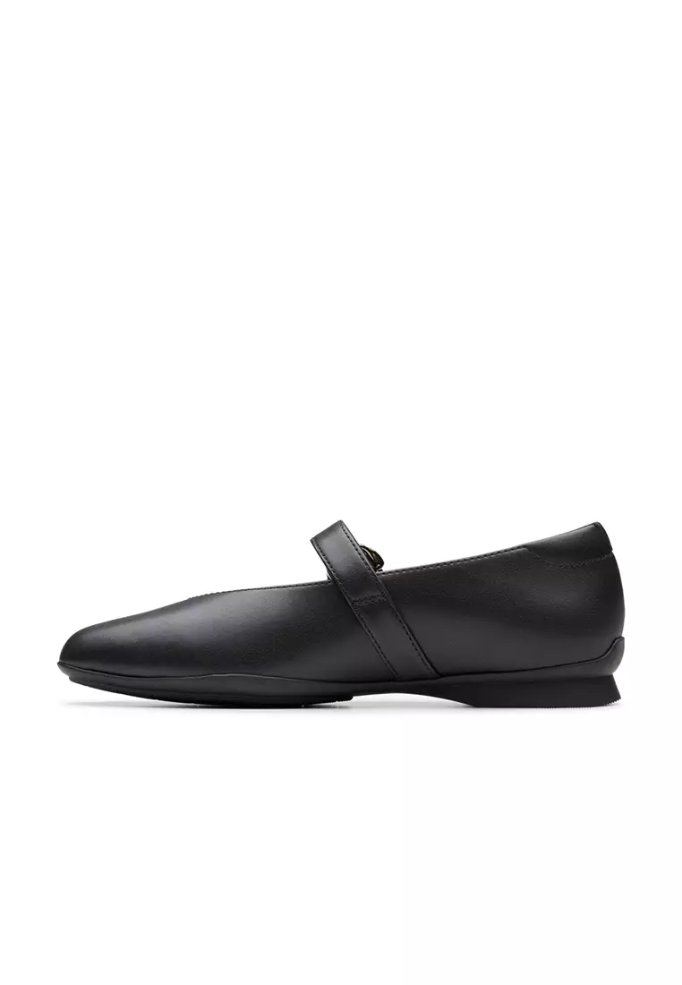 Womens Jazmynn Iris Mary Jane - Black Leather
