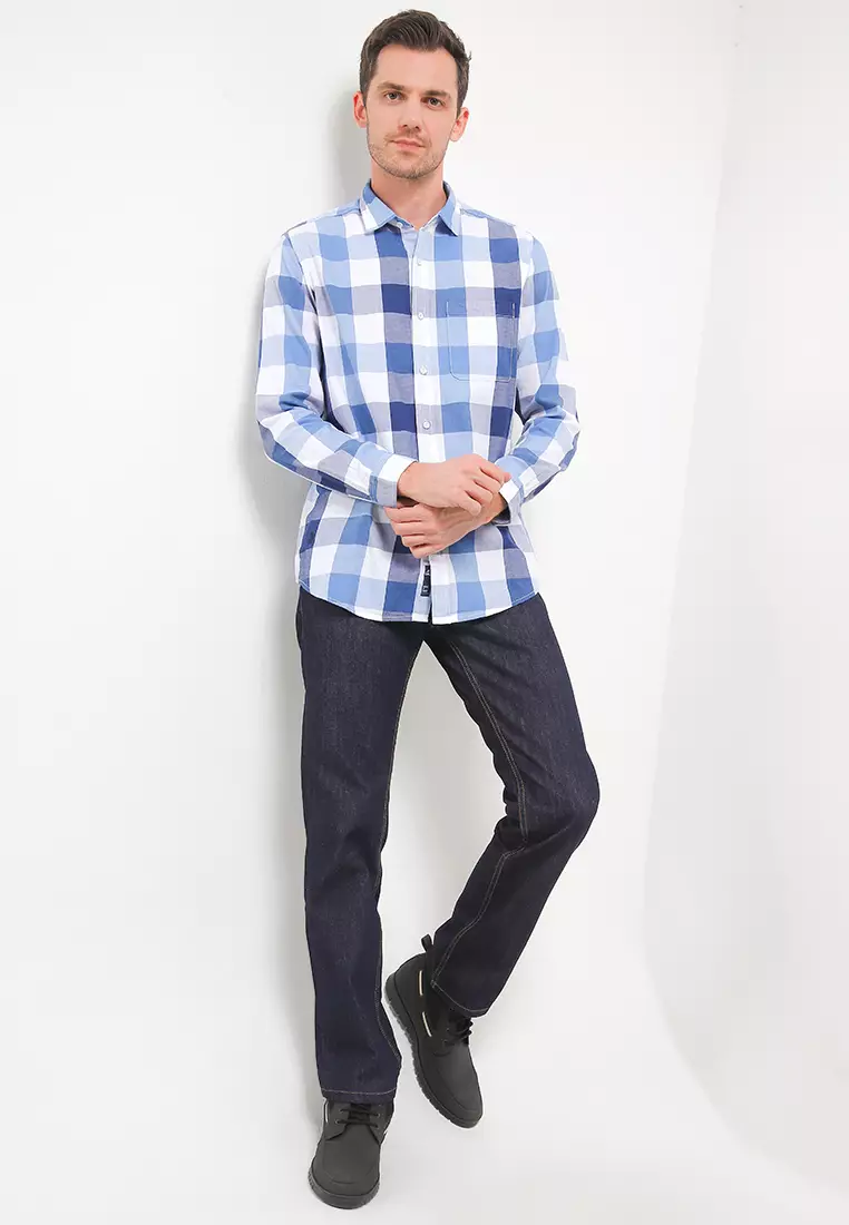 Cotton Checked Shirt KLL500