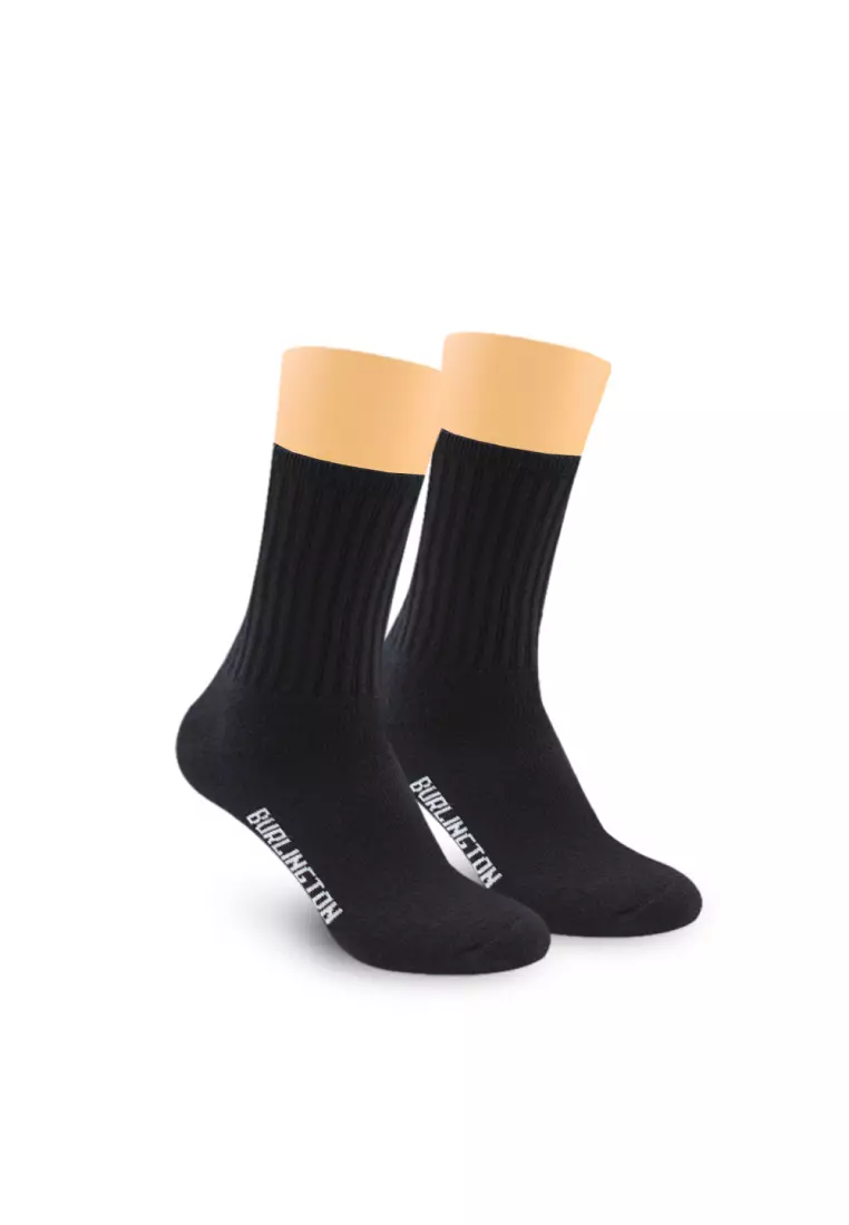 Burlington Men's Cotton Thick Sports Crew Socks 3 pairs in a pack 0223