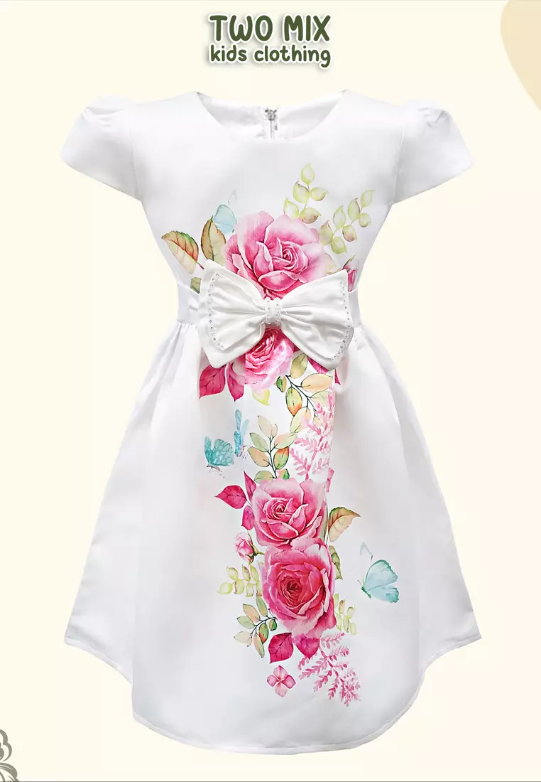 Two Mix - Dress Anak Pesta Perempuan - Baju Anak Lebaran 1-12 Tahun Y892