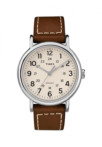 TIMEX Timex Weekender 40MM Leather Watch TW2R42400 STYLE | ZALORA  Philippines