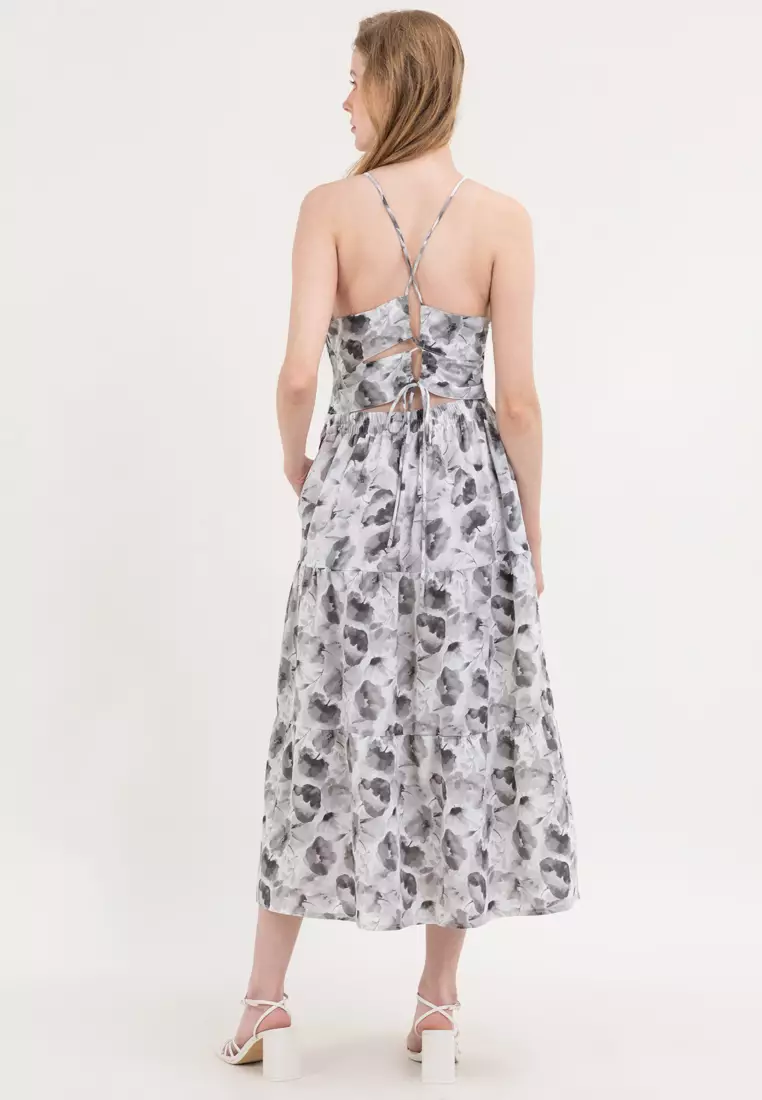 Lulu Halter Tiered dress