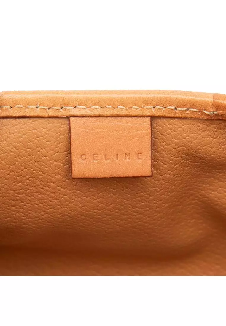 Buy Celine Pre-Loved Celine Macadam Coated Canvas Clutch 2026