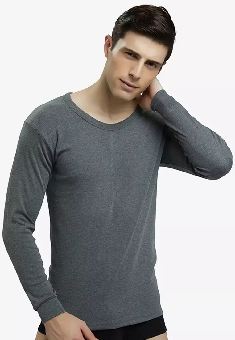 Buy XAFITI Pack of 2 Piece Men s Pure Cotton Long Sleeve Thermal