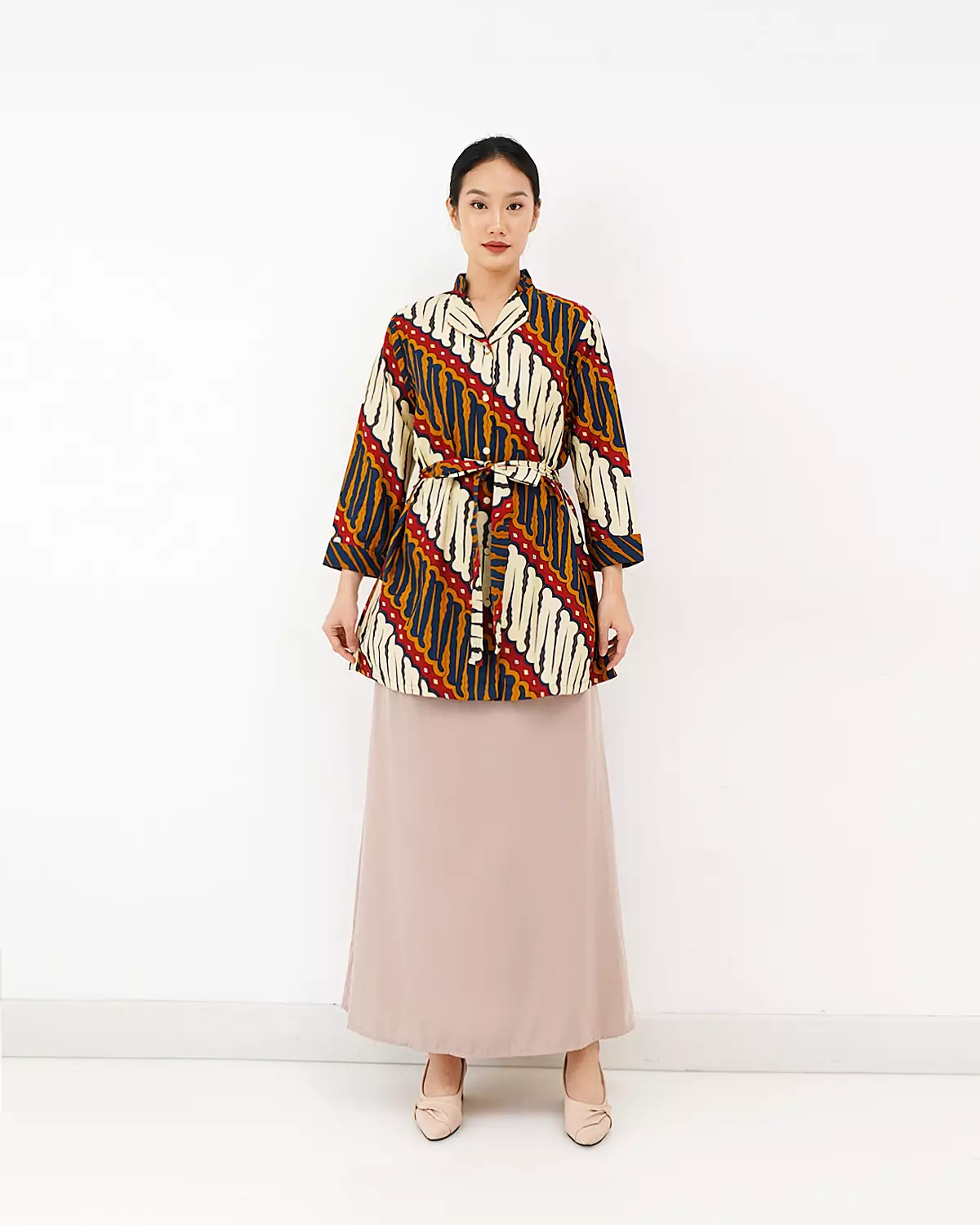 Blouse Tunik Motif Parang Indramayu