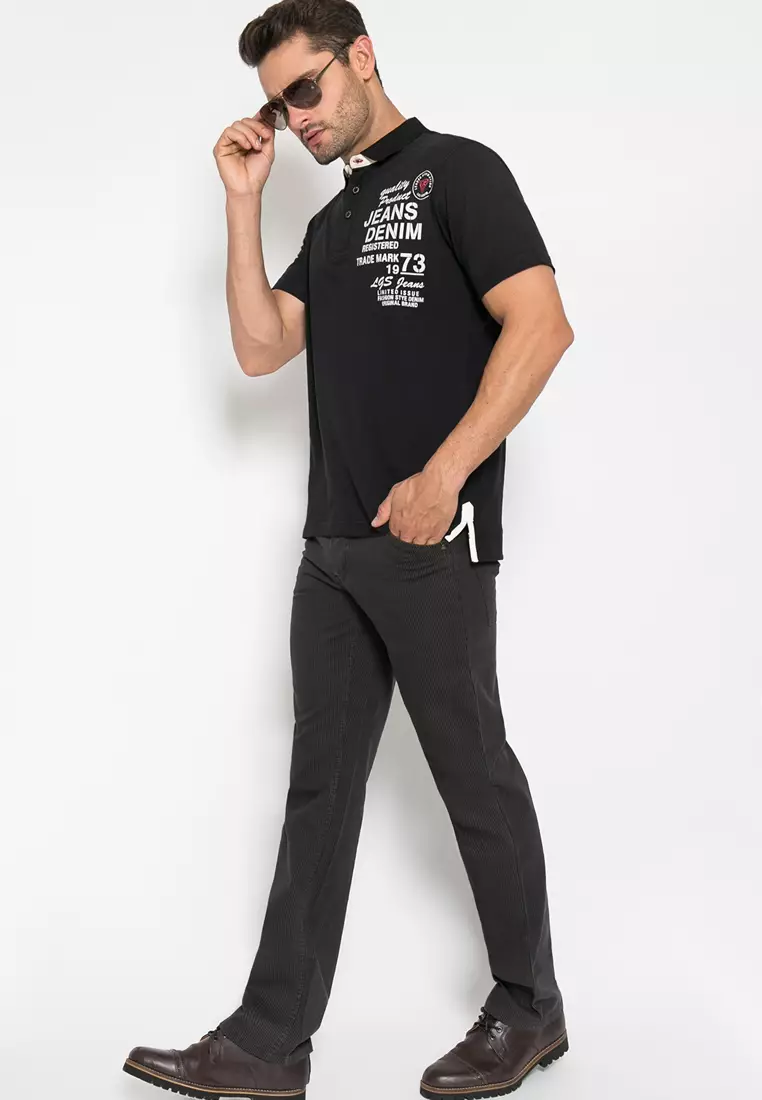 LGS - Celana Chinos - Multi Produk - Motif Polos - Long Pants - Casual Men - Katun Nyaman