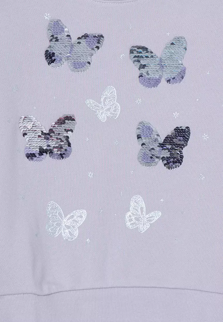 \u3010KIDS\u3011Graphic Print Sweatshirt