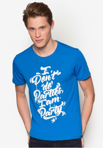 I Am Party Graphic T-Shirtesprit台灣outlet, 服飾, 印圖T恤