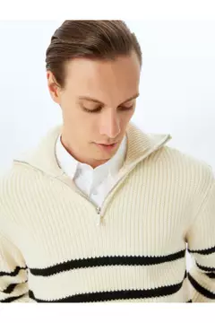 Ecru Striped