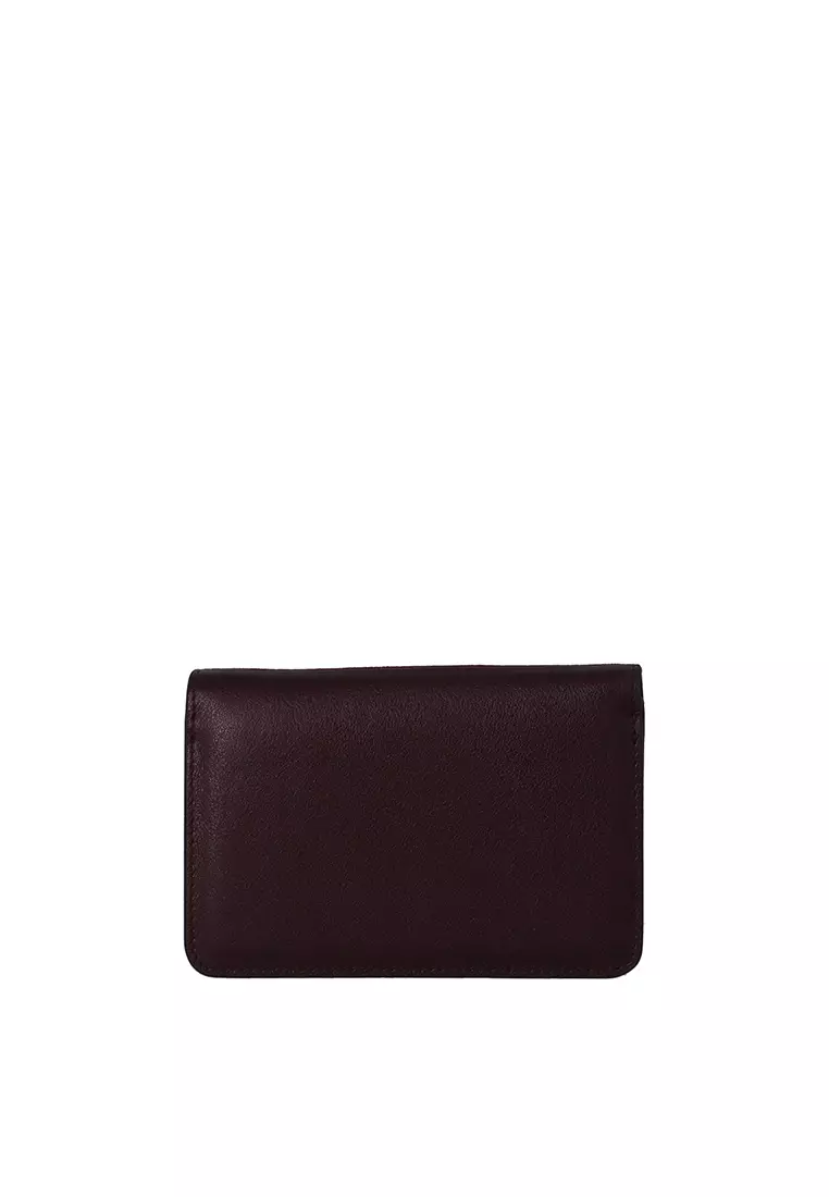 CR Valeria Short Wallet - Maroon