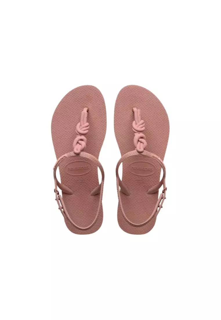 Women Twist Plus Sandals - Crocus Rose