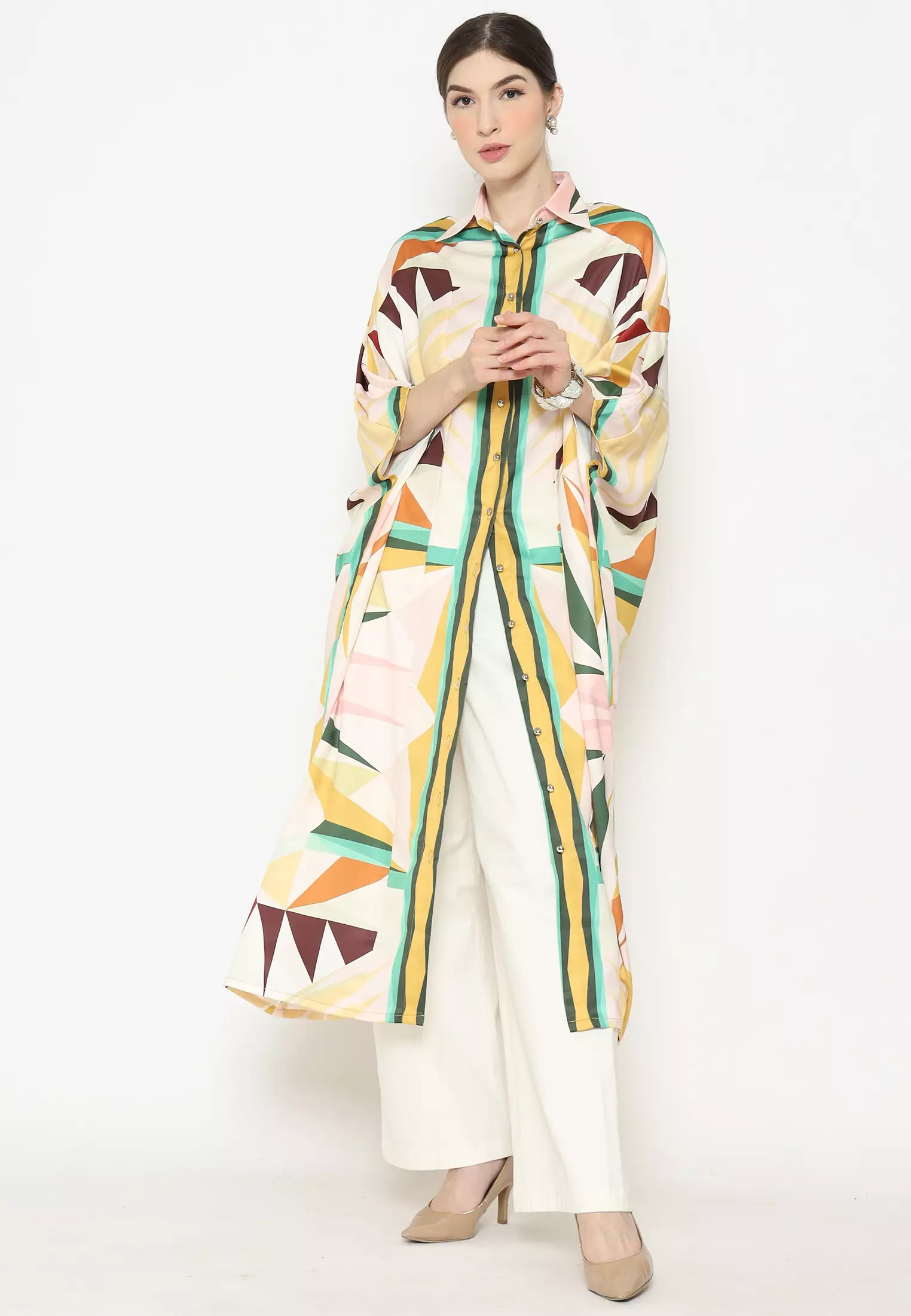 Kanzi Collared Kaftan