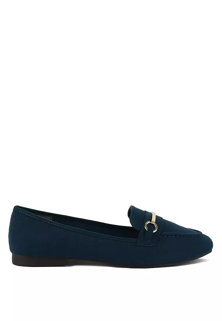 Discount on London Rag  shoes - SKU: Formal Bit Loafers In Navy