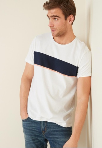 Shop Old Navy Soft Washed Chest Stripe Crew Neck Tee For Men Online On Zalora Philippines