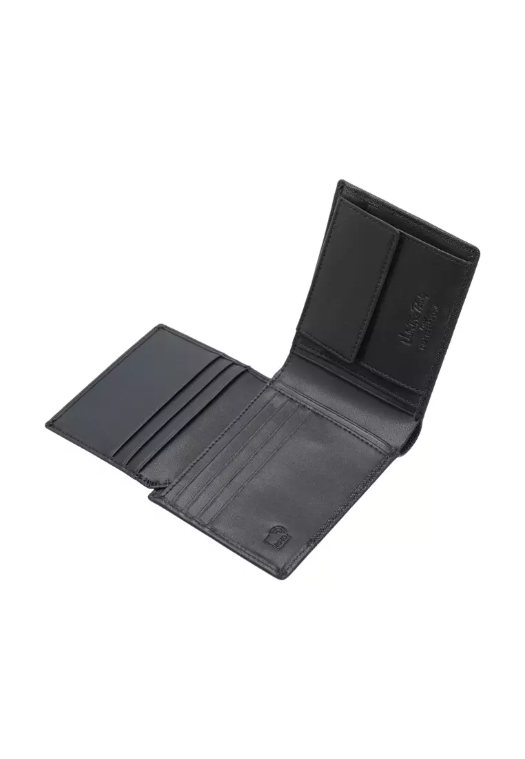 Men's Leather RFID Mid Flap Wallet 0467024-631