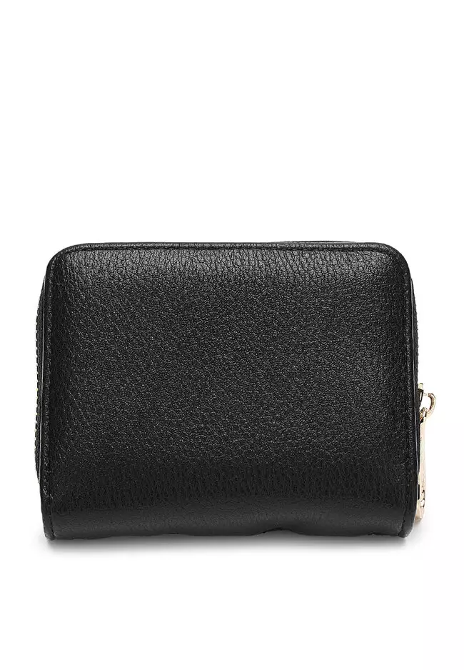 Women's Quilted Short Purse / Wallet - Black