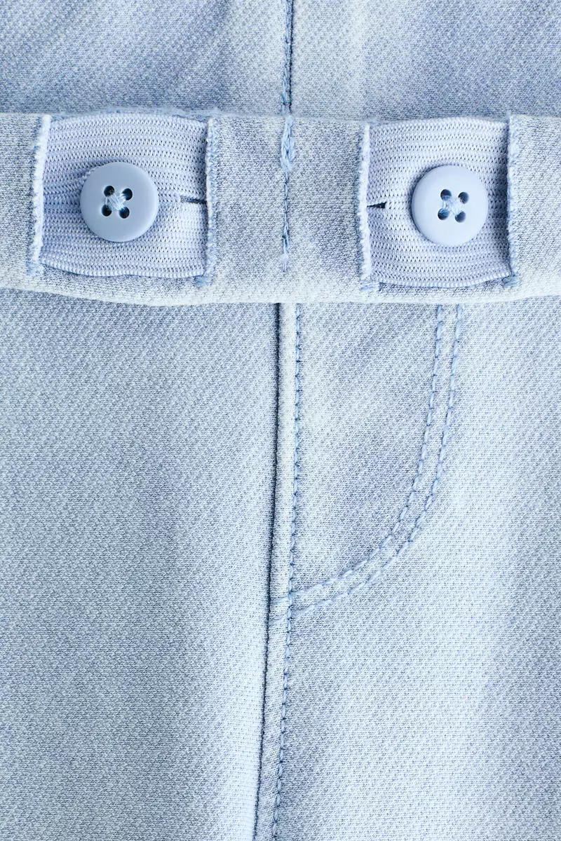 Denim-look flared jeggings