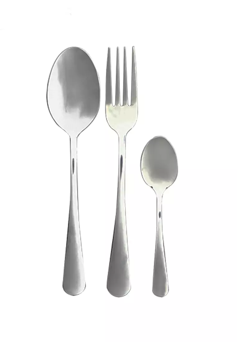 Buy Masflex Masflex 12 Piece Elvira Stainless Steel Cutlery Set 2024 ...
