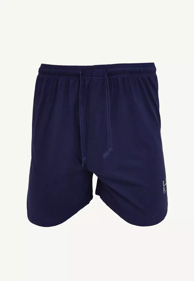 Premium Cotton Drawstring Boxer Shorts Blaze - Navy Blue (Single Pack)
