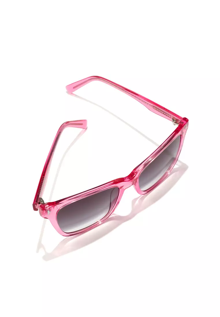 HAWKERS Pink Gradient Iron MAZE Sunglasses for Men and Women, Unisex. UV400 Protection. Official Product designed in Spain